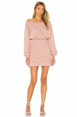 Song Of Style Spencer Mini Dress In Blush
