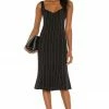 Song Of Style Honor Midi Dress In Black Pinstripe -Song Of Style Outlet Store SOSR WD132 V1