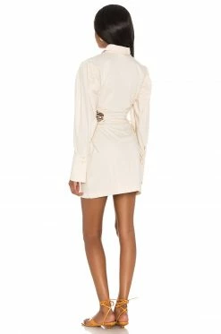 Song Of Style Georgie Mini Dress In Ivory -Song Of Style Outlet Store SOSR WD141 V4