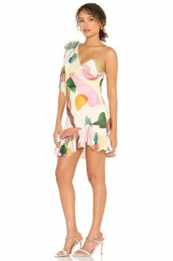 Song Of Style Cypress Mini Dress In Watercolor Multi -Song Of Style Outlet Store SOSR WD153 V4