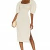 Song Of Style Monet Midi Dress In Beige -Song Of Style Outlet Store SOSR WD158 V1
