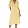 Song Of Style Sonnet Midi Dress In Pale Yellow -Song Of Style Outlet Store SOSR WD162 V1