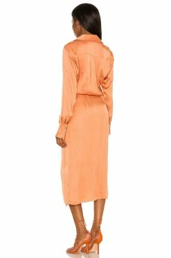 Song Of Style Thea Midi Dress In Peach 7 Song Of Style Thea Midi Dress In Peach -Song Of Style Outlet Store SOSR WD164 V3