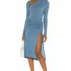 Song Of Style Xale Midi Dress In Blue -Song Of Style Outlet Store SOSR WD168 V1