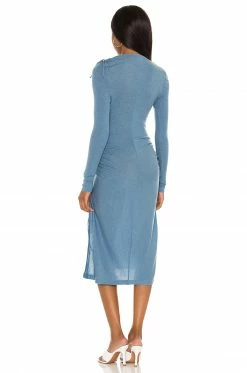 Song Of Style Xale Midi Dress In Blue -Song Of Style Outlet Store SOSR WD168 V4