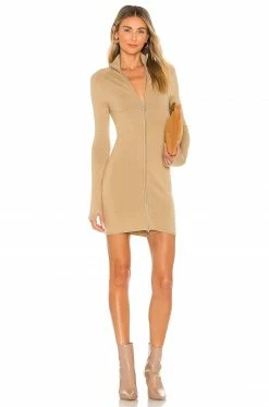 Song Of Style Joelle Dress In Camel
