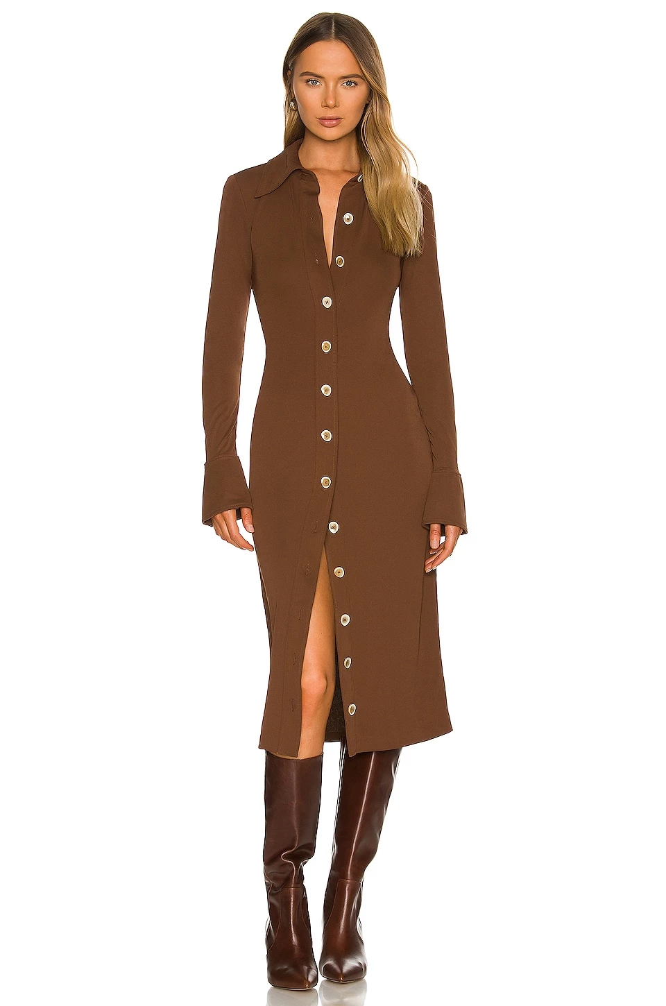 Song Of Style Alice Midi Dress In Chocolate Brown 3 Song Of Style Alice Midi Dress In Chocolate Brown