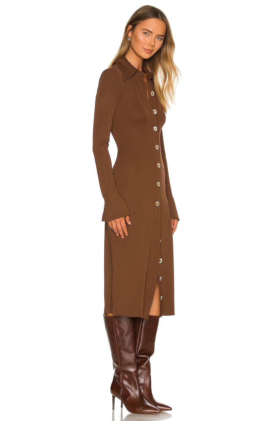 Song Of Style Alice Midi Dress In Chocolate Brown 4 Song Of Style Alice Midi Dress In Chocolate Brown - Image 2