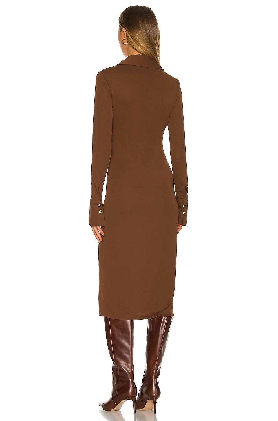 Song Of Style Alice Midi Dress In Chocolate Brown 5 Song Of Style Alice Midi Dress In Chocolate Brown - Image 3