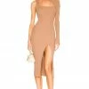 Song Of Style Landon Cut Out Midi Dress In Mocha -Song Of Style Outlet Store SOSR WD186 V1