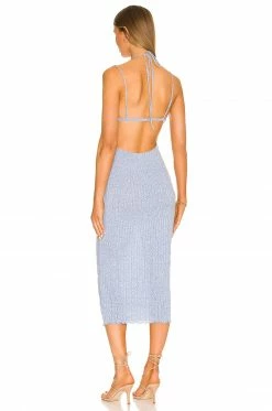 Song Of Style Alice Midi Dress In Blue -Song Of Style Outlet Store SOSR WD190 V3