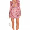 Song Of Style Coraline Mini Dress In Aven Multi Swirl -Song Of Style Outlet Store SOSR WD192 V1