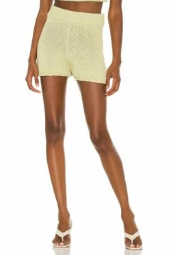 Song Of Style Domino Knit Short In Matcha Green