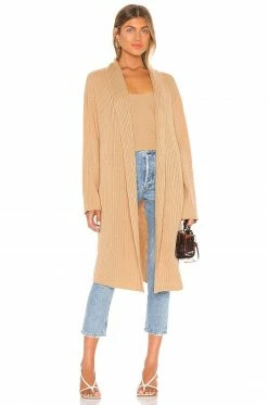 Song Of Style Pawnie Cardigan In Camel