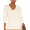 Song Of Style Raine V Neck Sweater In Ivory -Song Of Style Outlet Store SOSR WK48 V1