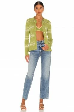 Song Of Style Sutton Cardigan In Matcha Green -Song Of Style Outlet Store SOSR WK60 V5