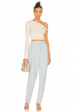 Song Of Style Shae Sleeve Twist Sweater In Ivory -Song Of Style Outlet Store SOSR WK65 V4