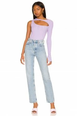 Song Of Style Landon Cut Out Sweater In Lilac -Song Of Style Outlet Store SOSR WK66 V5