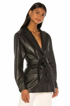 Song Of Style Bennie Leather Jacket In Black -Song Of Style Outlet Store SOSR WO16 V3