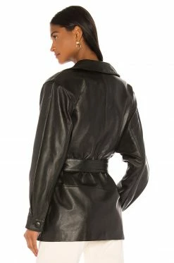 Song Of Style Bennie Leather Jacket In Black -Song Of Style Outlet Store SOSR WO16 V4