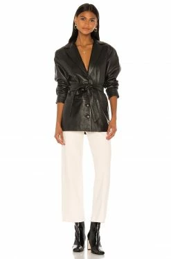 Song Of Style Bennie Leather Jacket In Black -Song Of Style Outlet Store SOSR WO16 V5