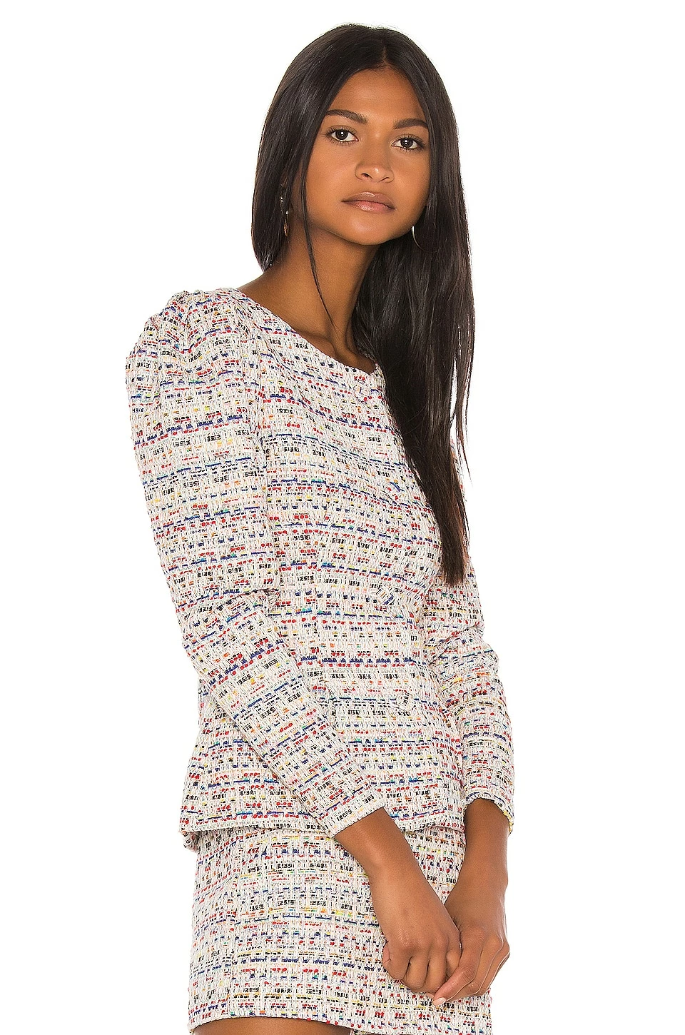 Song Of Style Elma Jacket Top In Rainbow Multi