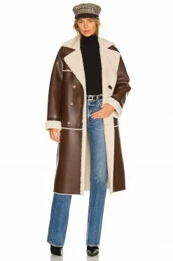 Song Of Style Farrah Coat In Brown
