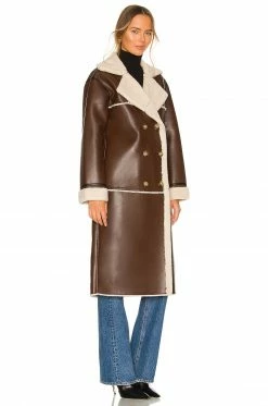 Song Of Style Farrah Coat In Brown -Song Of Style Outlet Store SOSR WO50 V3