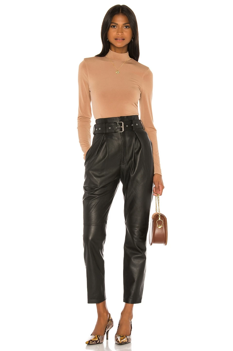 Song Of Style Suzie Leather Pants In Black 6 Song Of Style Suzie Leather Pants In Black - Image 4