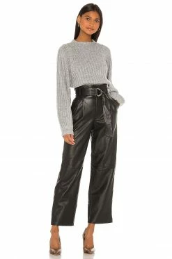 Song Of Style Sebastienne Leather Pants In Black -Song Of Style Outlet Store SOSR WP22 V4