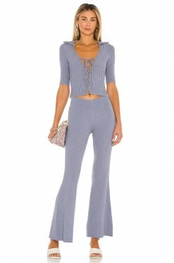 Song Of Style Charli Pant In Blue -Song Of Style Outlet Store SOSR WP50 V4