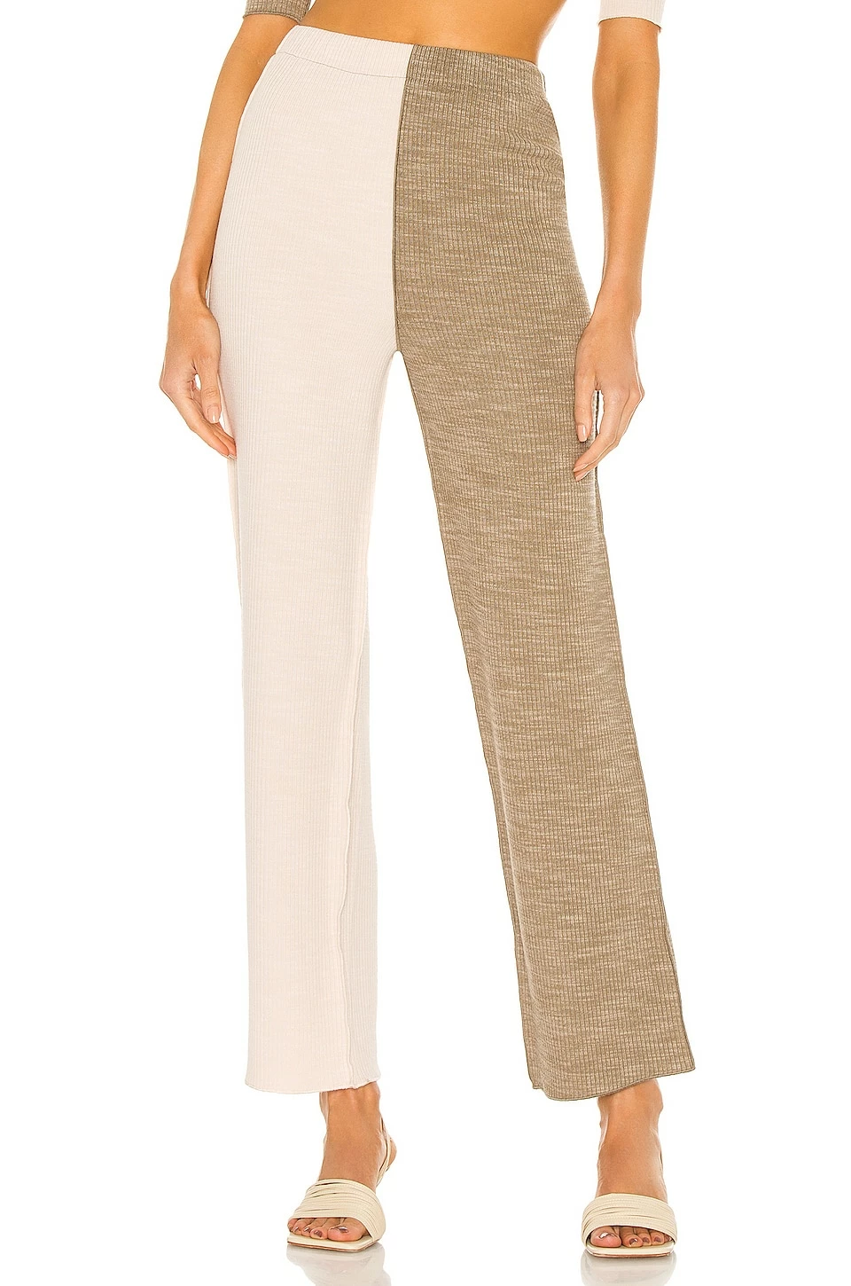 Song Of Style Izzy Pant In Ivory & Green 3 Song Of Style Izzy Pant In Ivory & Green
