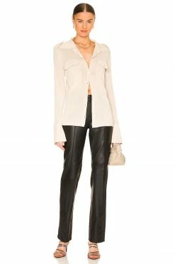 Song Of Style Kelsey Leather Pant In Black -Song Of Style Outlet Store SOSR WP72 V5