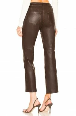 Song Of Style Lizz Leather Pant In Brown -Song Of Style Outlet Store SOSR WP74 V3
