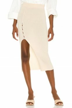 Song Of Style Audra Shell Skirt In Ivory