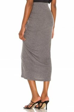 Song Of Style Rayna Midi Skirt In Gray -Song Of Style Outlet Store SOSR WQ43 V3