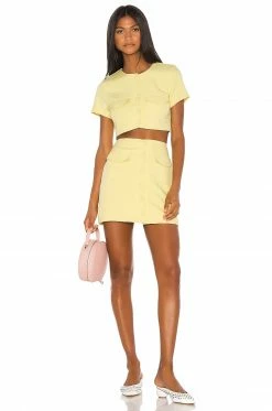 Song Of Style Gala Mini Skirt In Citrus Yellow -Song Of Style Outlet Store SOSR WQ4 V4