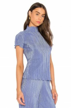 Song Of Style Nelson Top In Lapis Blue