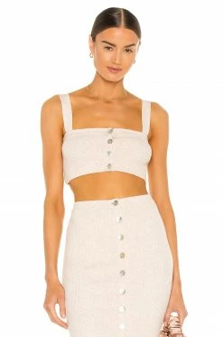 Song Of Style Bailey Knit Top In Oatmeal