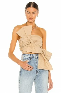 Song Of Style Olsen Top In Sand Beige