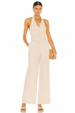 Song Of Style Dallon Vest Top In Beige -Song Of Style Outlet Store SOSR WS131 V4