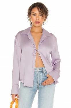 Song Of Style Emberly Blouse In Lavender