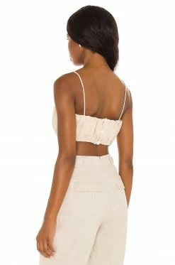 Song Of Style James Crop Top In Khaki -Song Of Style Outlet Store SOSR WS144 V3