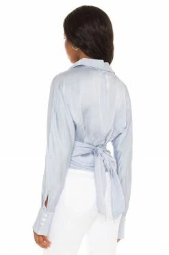 Song Of Style Mila Blouse In Icy Blue -Song Of Style Outlet Store SOSR WS145 V3