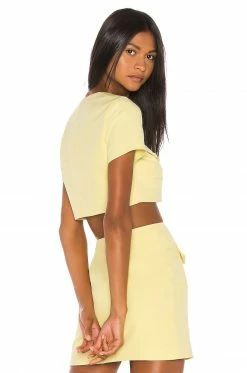 Song Of Style Gala Top In Citrus Yellow -Song Of Style Outlet Store SOSR WS14 V3