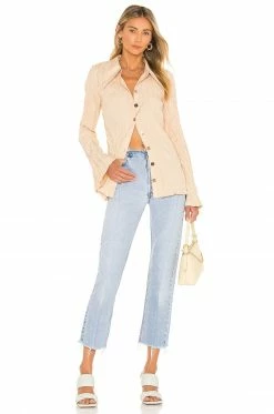 Song Of Style Nicola Top In Beige -Song Of Style Outlet Store SOSR WS154 V4