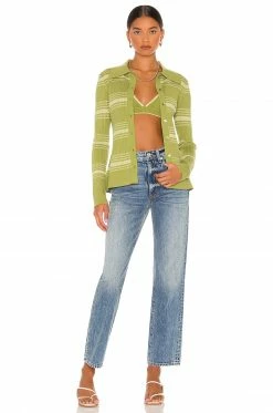 Song Of Style Sutton Knit Bra In Matcha Green -Song Of Style Outlet Store SOSR WS157 V4