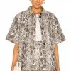 Song Of Style Rove Top In Gray Snake -Song Of Style Outlet Store SOSR WS164 V1