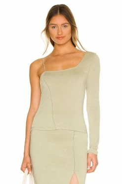 Song Of Style Dasha Top In Sage Green