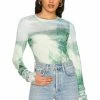 Song Of Style Penny Top In Blue Landscape -Song Of Style Outlet Store SOSR WS177 V1